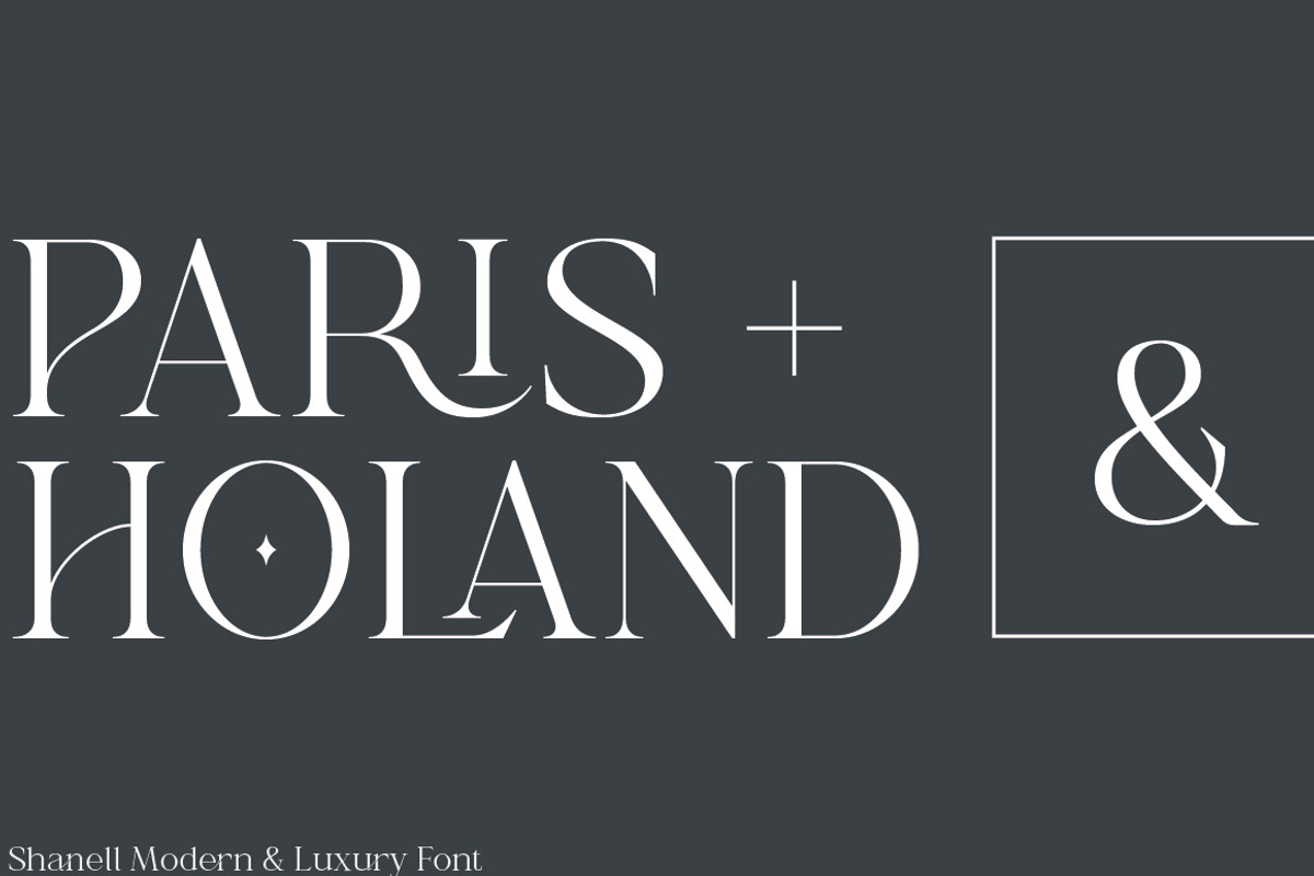 Shanell - Modern & Luxury Serif Font, a Serif Font by Typebae (Photo 3 of 12)