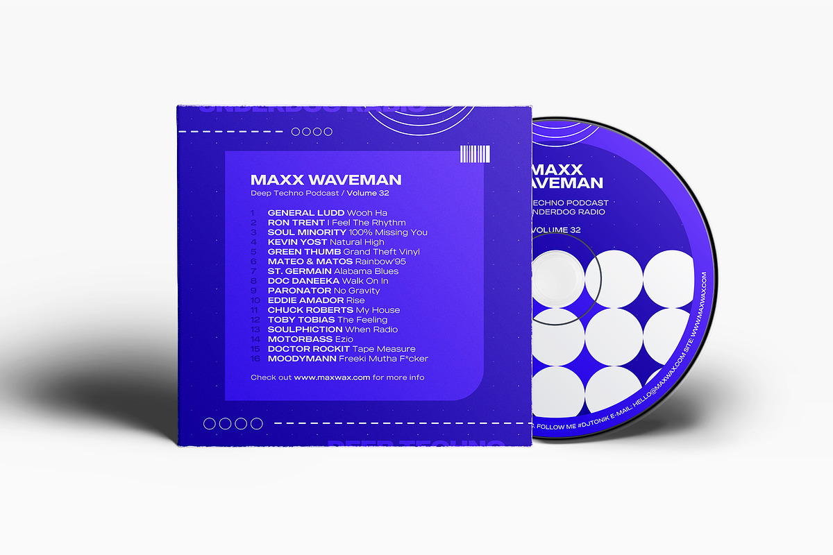 DJ Mixtape Podcast CD Cover Artwork, a Print Template by vinyljunkie (Photo 2 of 6)