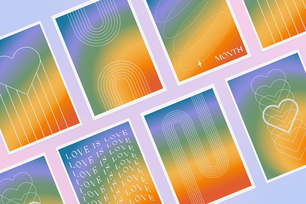 Pride Month Y2K Retro Collection, a Decorative Illustration by millering (Photo 9 of 14)