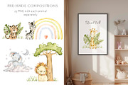 Safari animals, an Animal Illustration by NellyaEgorova (Thumbnail 3 of 11)