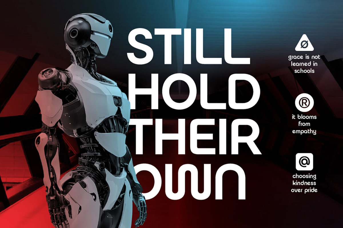 Klyne – Bold Futuristic Sci-Fi Font, a Sans Serif Font by Brand Earth (Photo 4 of 7)