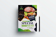 Special Burger Menu Template, a Flyer Template by obayes (Thumbnail 4 of 4)