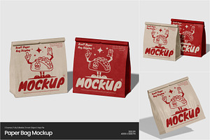 Paper Bag Mockup, a Packaging Mockup by Permadi Creative