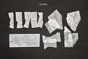 PNG Wrinkled Glued Paper Pack, an Object Graphic by Marie T (Thumbnail 9 of 16)