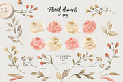 Roses Story Design Kit watercolor, a Texture Illustration by NataliVA (Thumbnail 3 of 10)