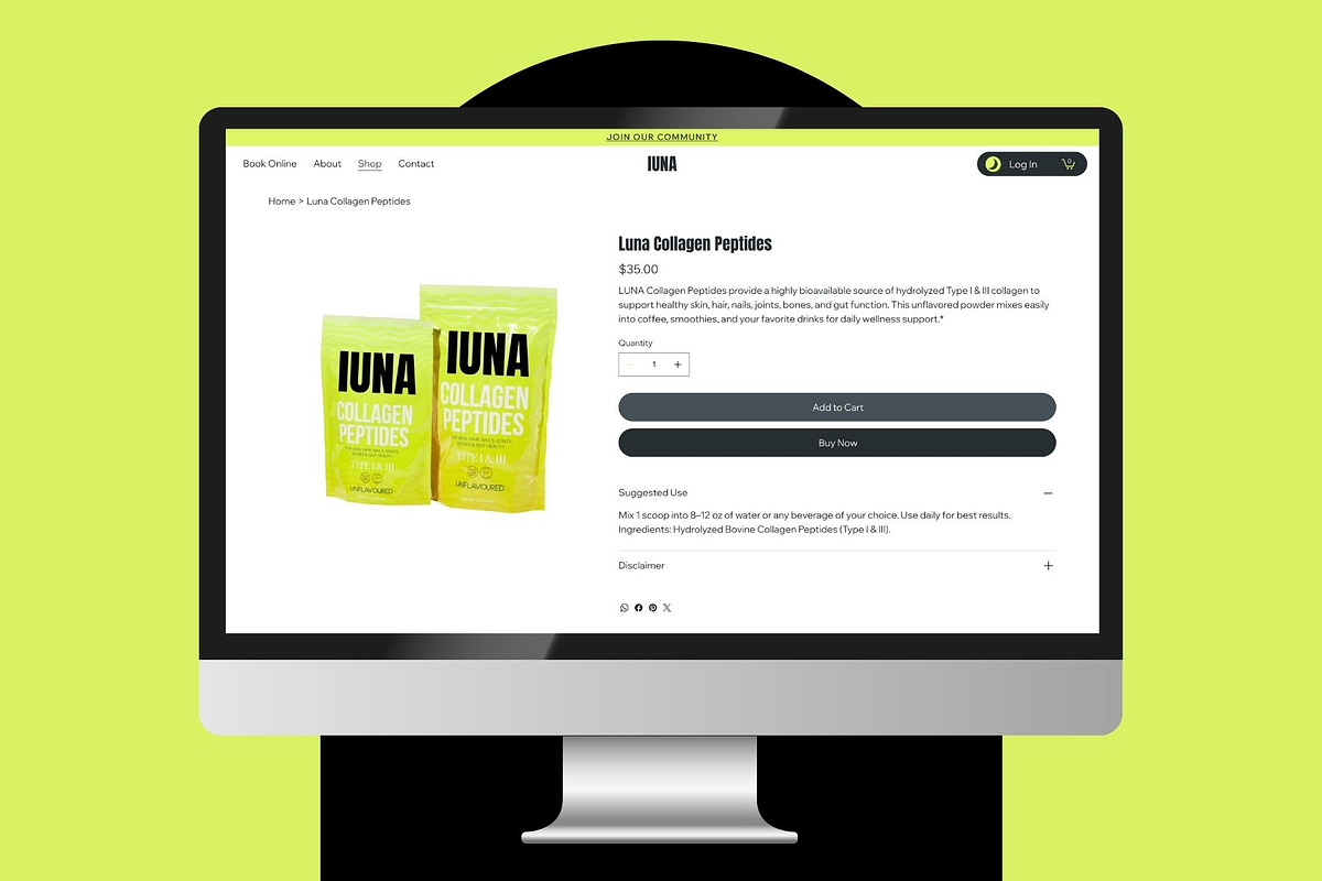 Luna - Bold Wix Studio Template, a Wix Template by Collette Collabs (Photo 4 of 4)