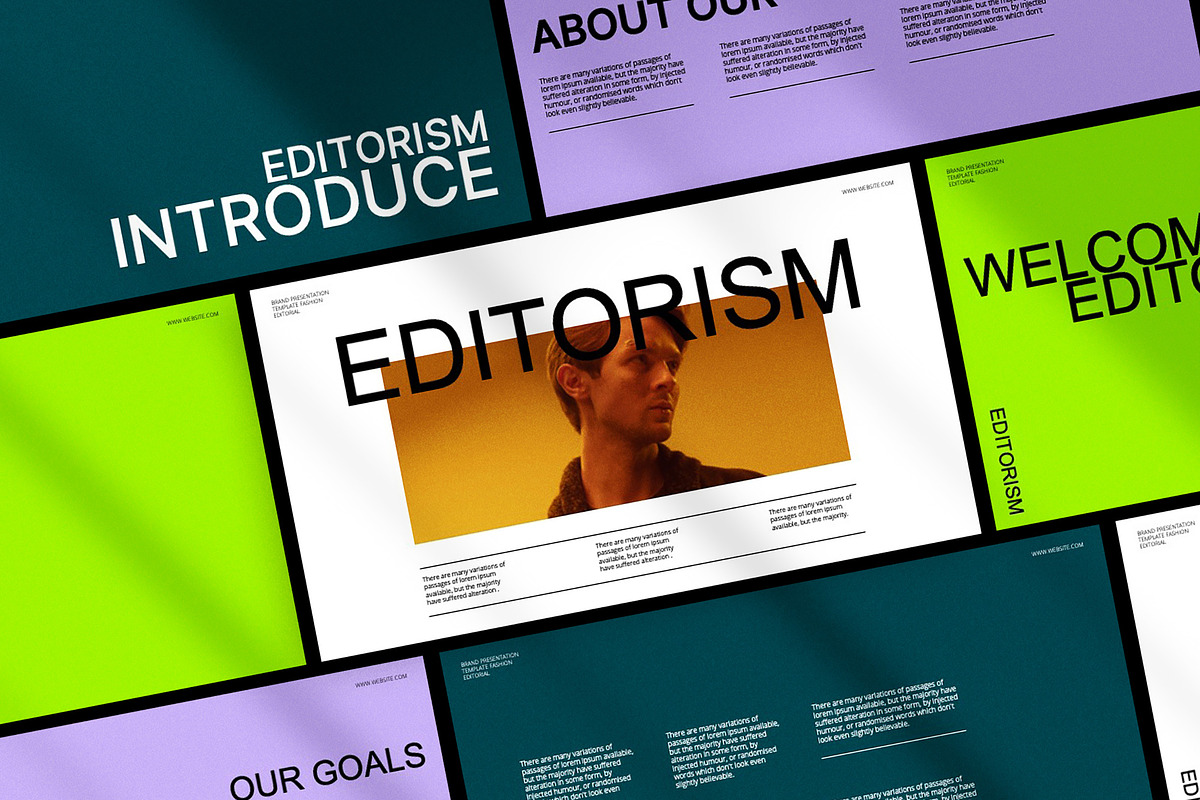 Editorism - Powerpoint Presentation, a Presentation Template by Creavora (Photo 1 of 8)