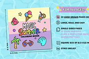 Magic Summer Coloring Pages, a Graphic by Bamboobear Books Shop (Thumbnail 2 of 3)