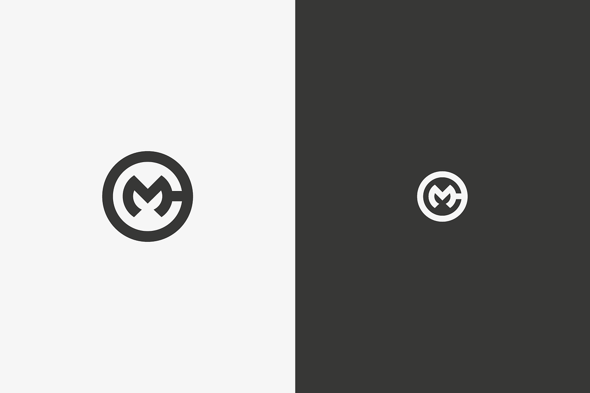 MC letter logo design preview 5