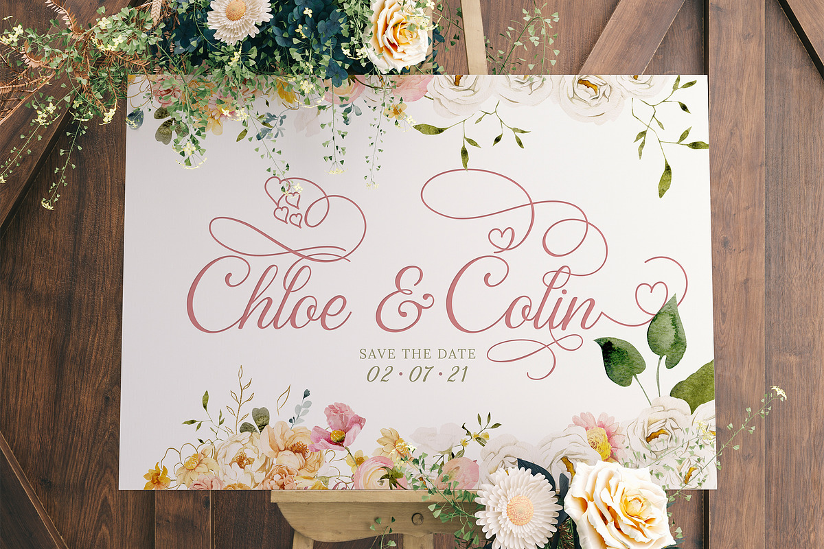 Forever in Love Script Font, a Script Font by Salt & Pepper Designs