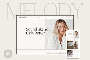 Melody Website Squarespace 7.1
