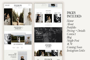 Eleanor Showit Website Template