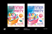 Summer Party Invitation, an Invitation Template by Neermana (Thumbnail 1 of 4)