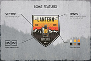 Vintage Camp Badges Sticker Pack, a Branding & Logo Template by JeksonGraphics (Thumbnail 5 of 11)