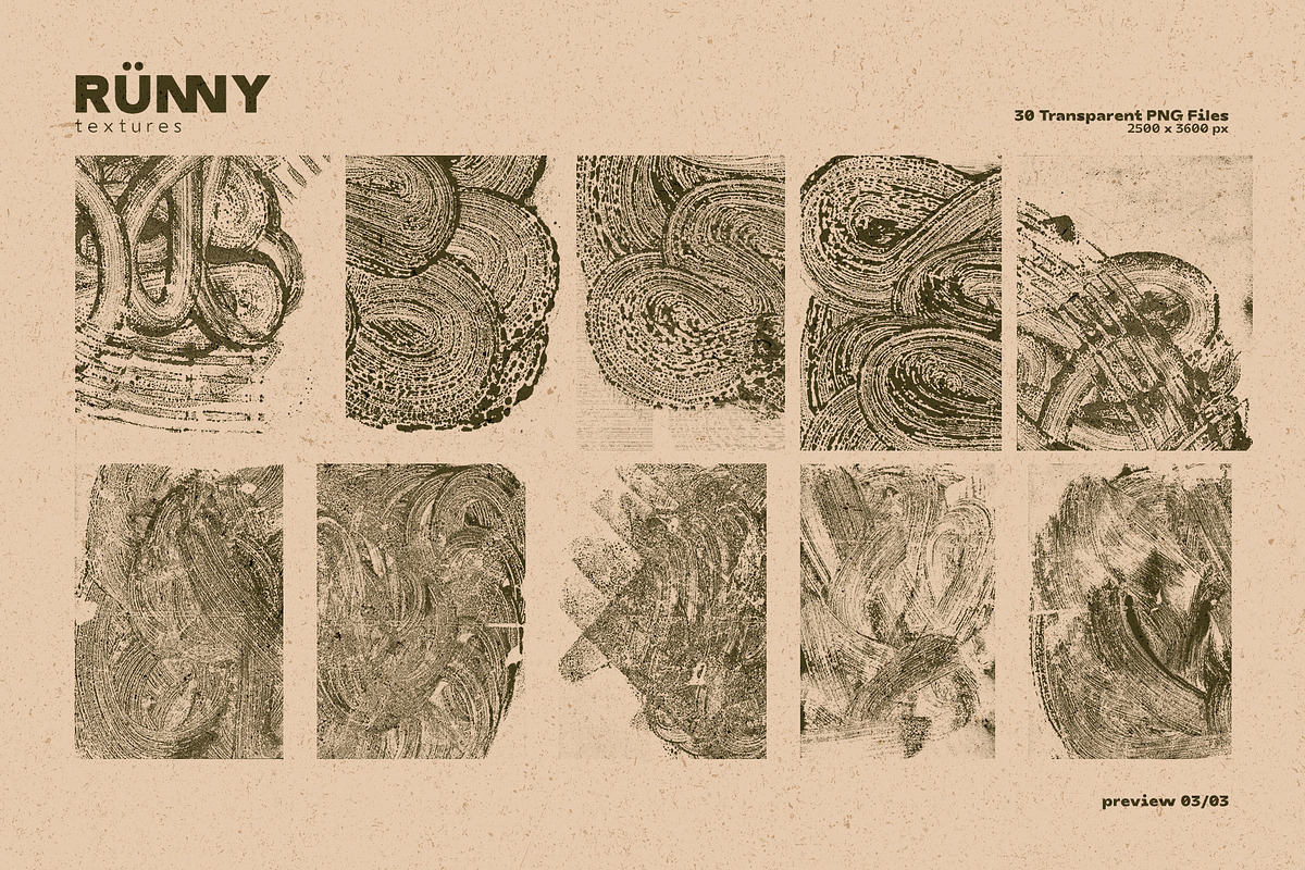 Runny 30 Transparent PNG Textures, a Texture Graphic by nicholasasmita (Photo 9 of 10)