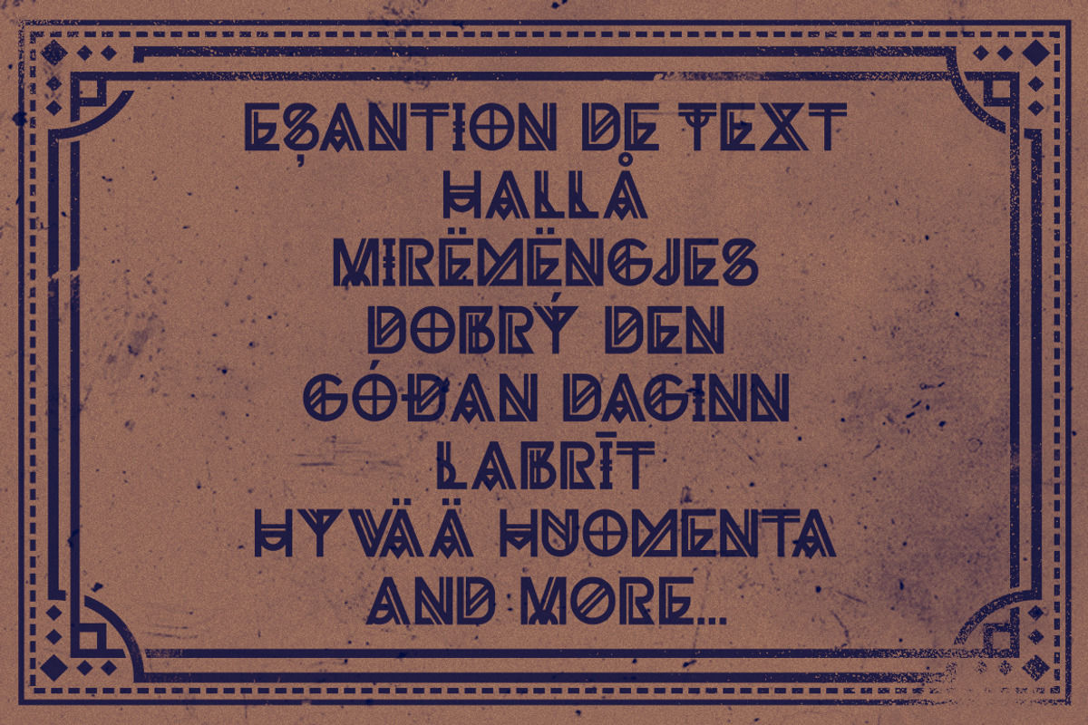 GRIBA Typeface preview 4
