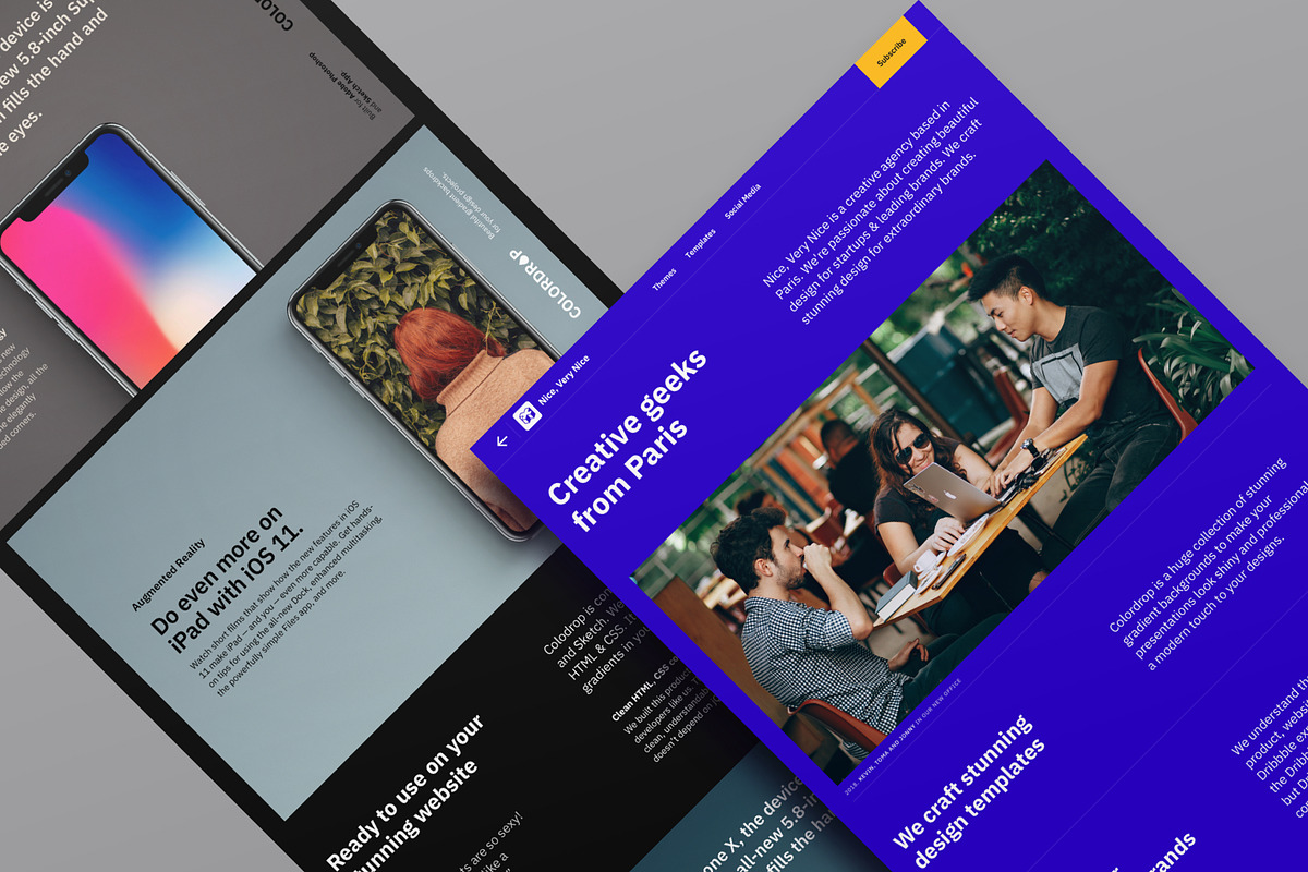 Marketplace Website Template, a Websites & App Template by Nice, Very Nice (Photo 1 of 6)
