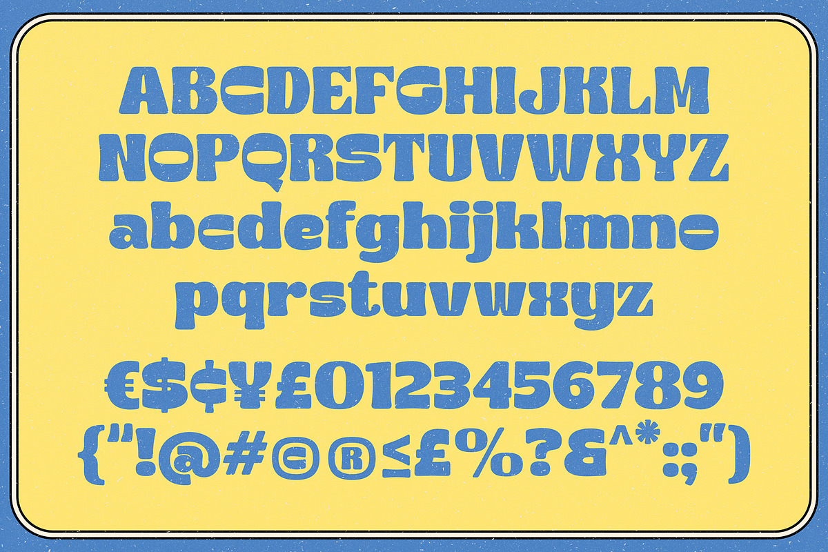 The Rufly - Retro Font, a Sans Serif Font by Graptail (Photo 7 of 9)
