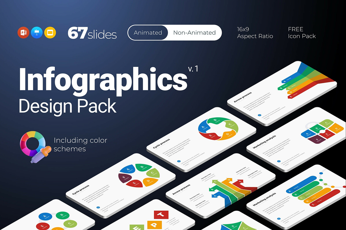 Infographics v.1, a Presentation Template by Presentation Templates (Photo 1 of 4)