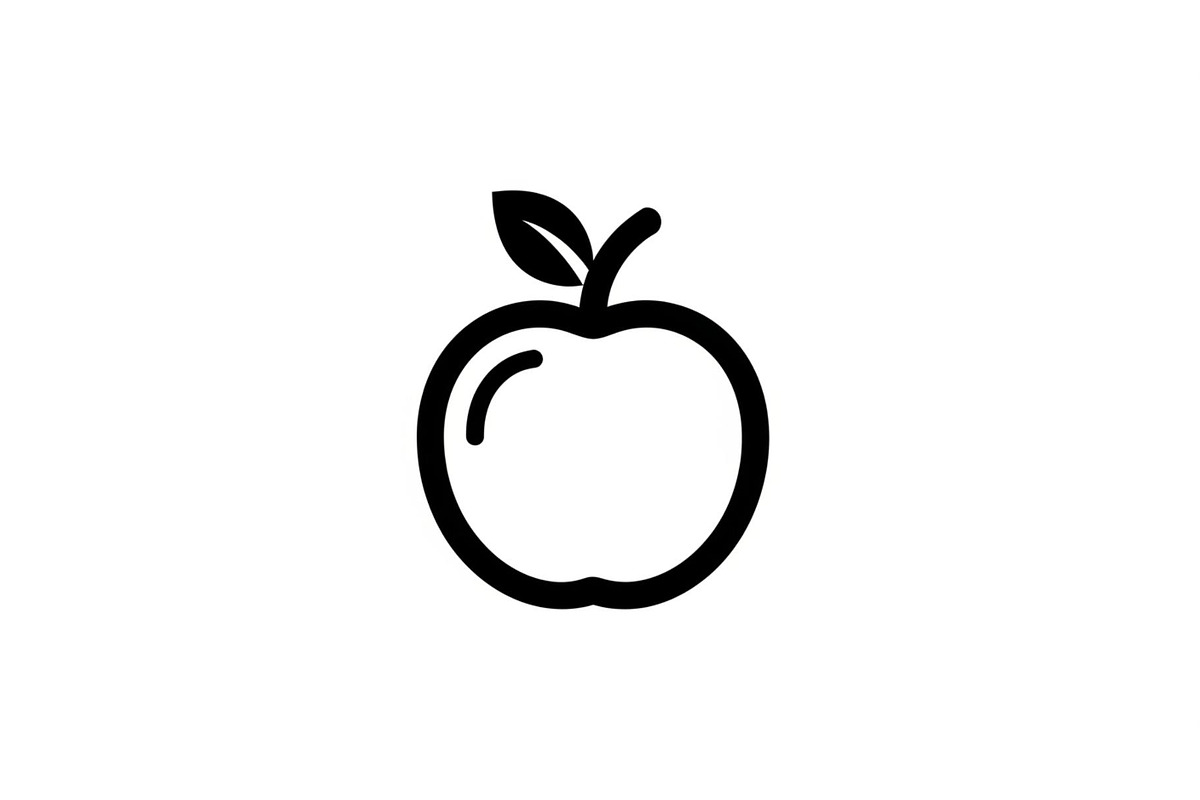 Apple Fruit Vector Icon Bundle, an Illustration by musafir_fashion (Photo 19 of 49)