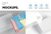 Tissue Box Mockup, a Product Mockup by megostudi0 (Thumbnail 5 of 7)