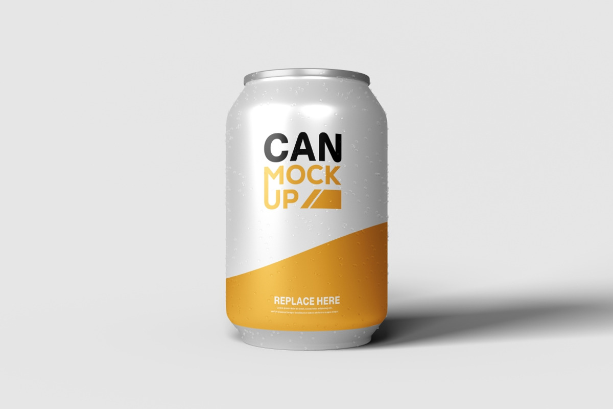 High Quality Drink Can Mockup, a Cups & Container Mockup by LOGTURNAL (Photo 3 of 4)