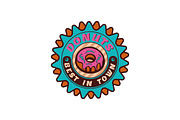 Donuts Ice Cream Logo Badges & Label, a Branding & Logo Template by Billah Hub (Thumbnail 2 of 3)