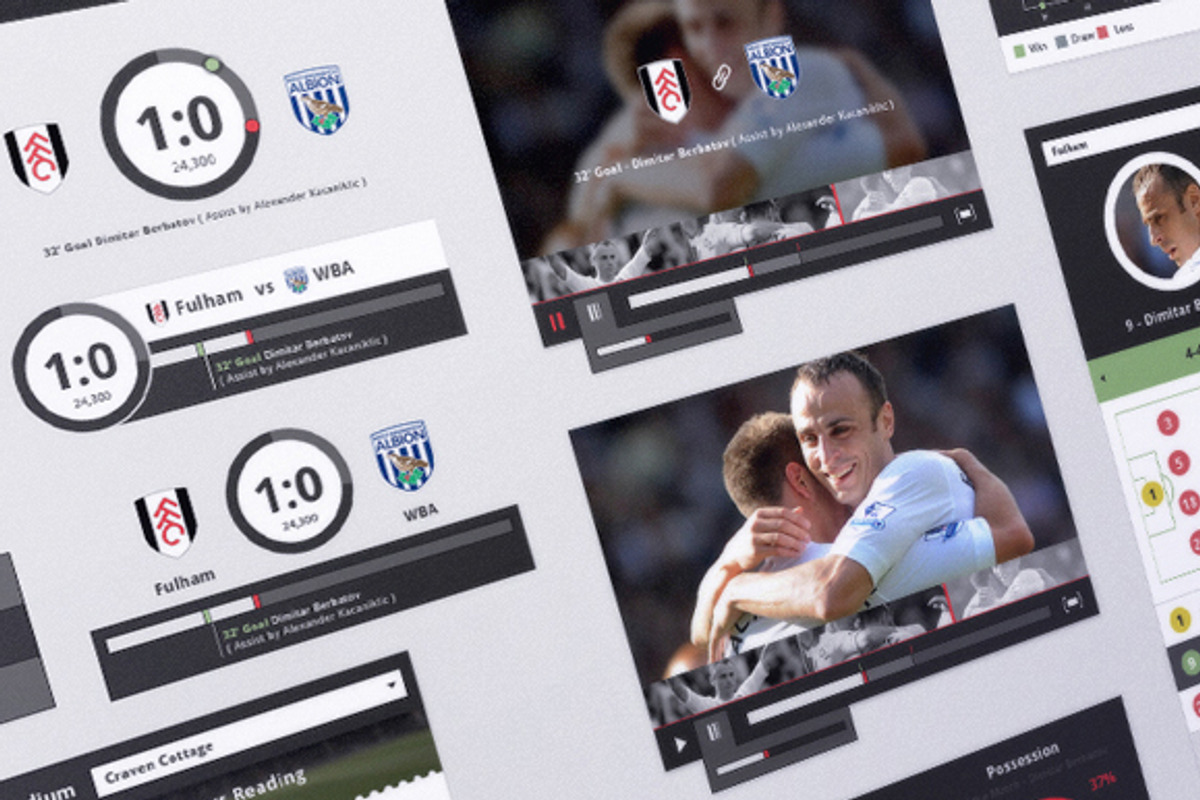 Soccer PSD Template, a Templates & Theme by Spovv (Photo 1 of 5)