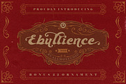 Ebullience font, a Script Font by Allmostudio (Thumbnail 1 of 10)