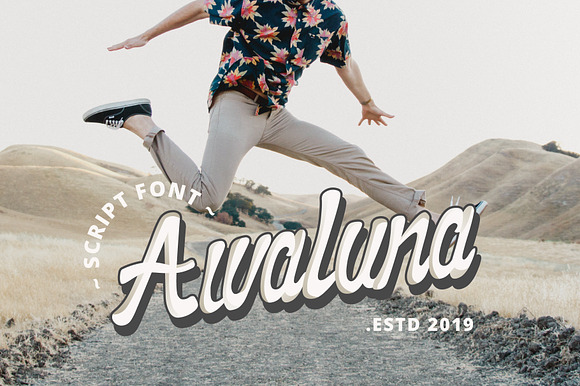 Awaluna Font preview 8