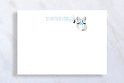 Cool Baby Chinchilla Stationary Card, a Card Template by stockhype (Thumbnail 1 of 2)