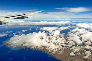 Flying Over Lanai Hawaii, a Transportation Photo by THP Creative