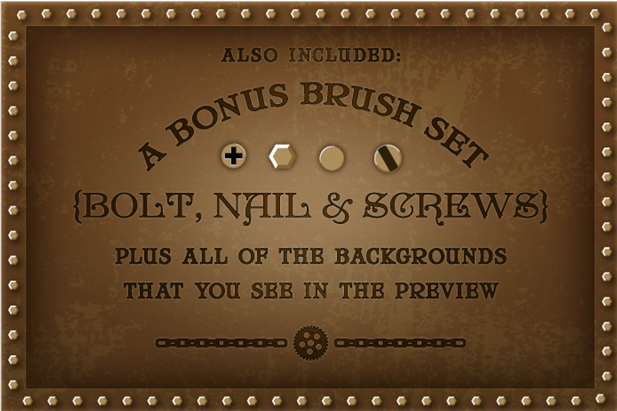 Steam Punk Text Styles + Bonus, a Layer Style Add-On by The Artifex Forge (Photo 4 of 4)