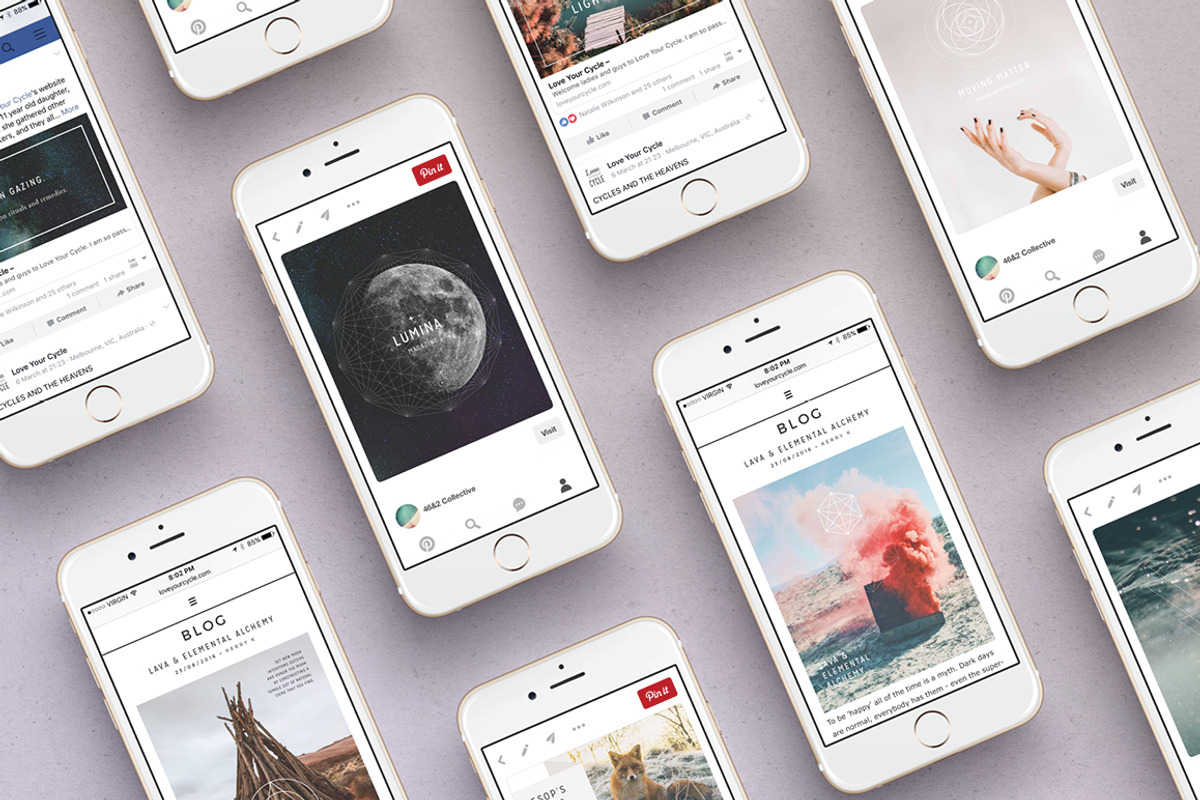 LUMINA Social Media BUNDLE, a Social Media Template by 46&2 Collective (Photo 5 of 15)