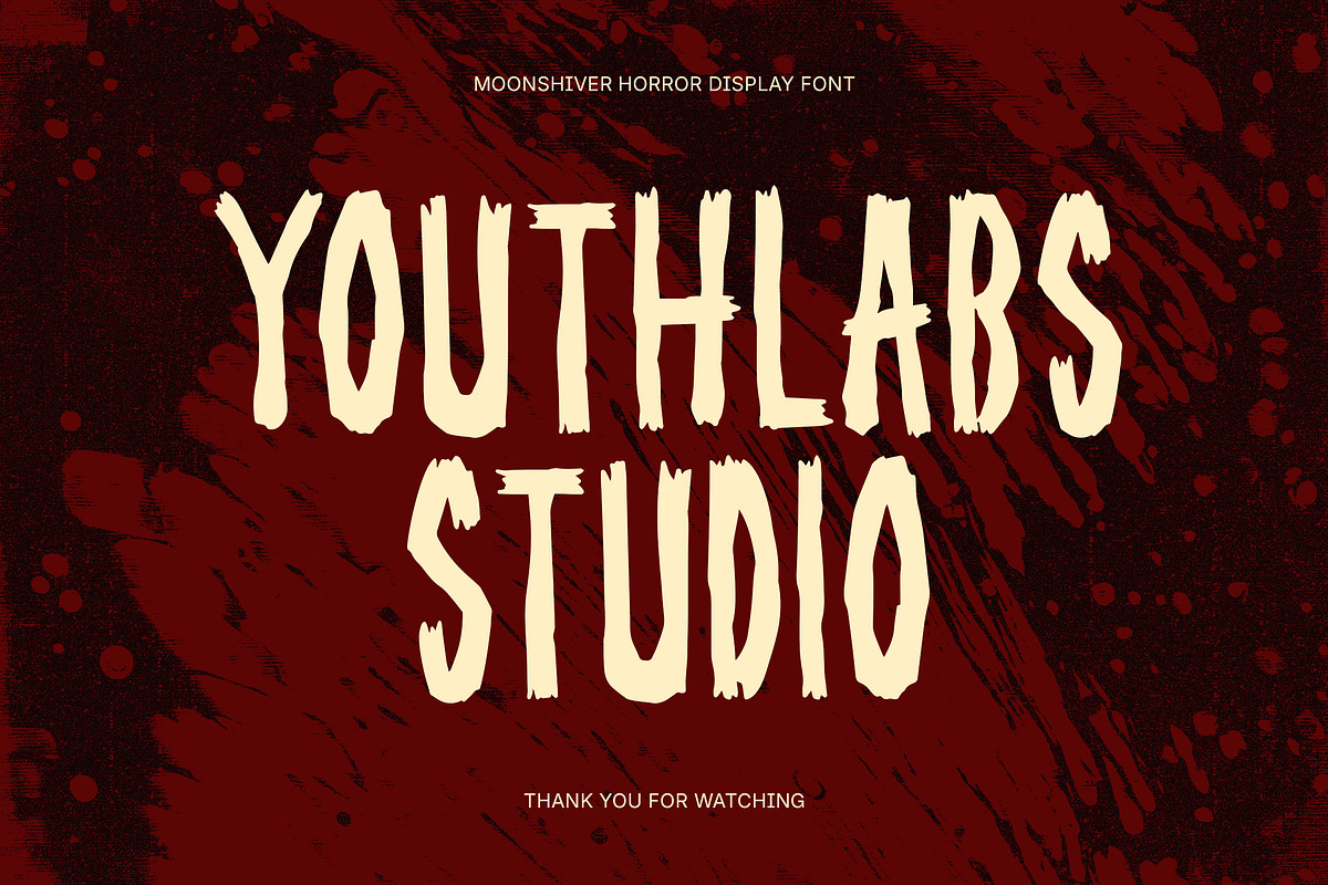 Moonshiver - Horror Display Font, a Handwritten Font by Youthlabs Studio (Photo 9 of 12)