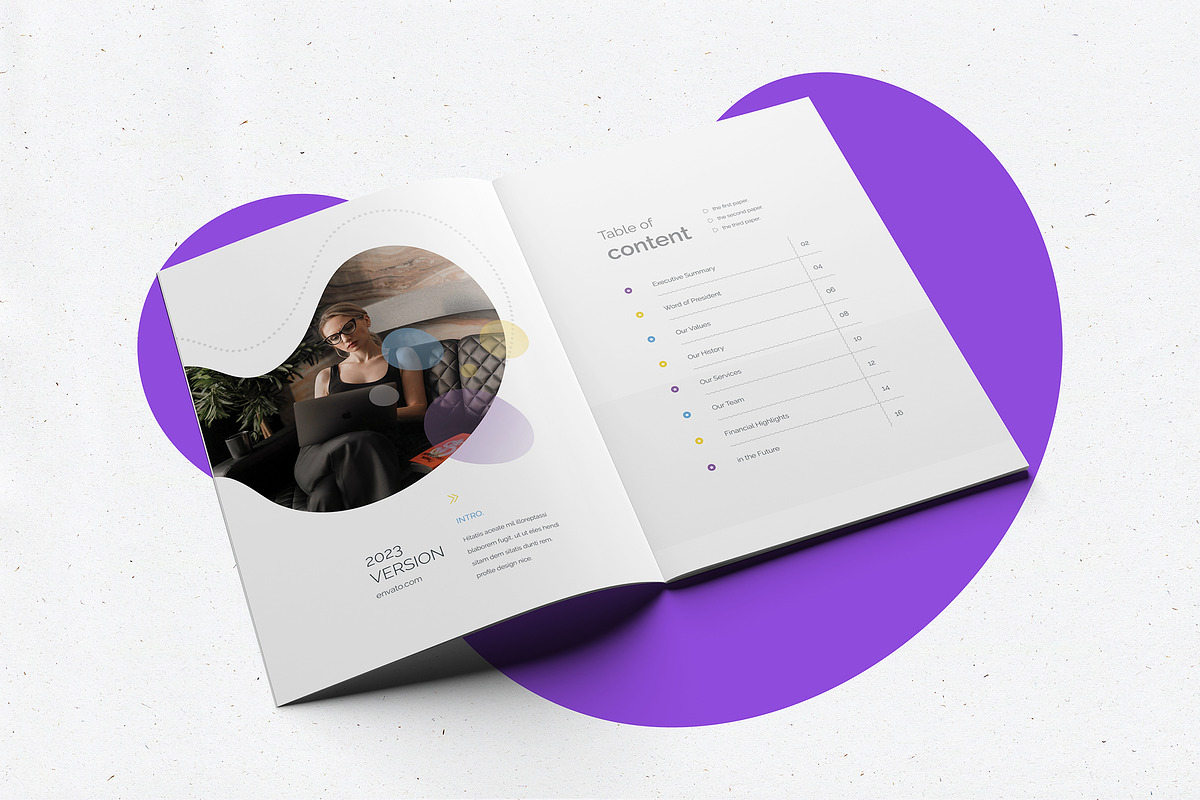 Company Profile, a Brochure Template by WOWPro (Photo 3 of 10)