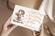 Watercolor Countryside Girl Clipart, an Illustration by Libby Wishes (Thumbnail 7 of 7)