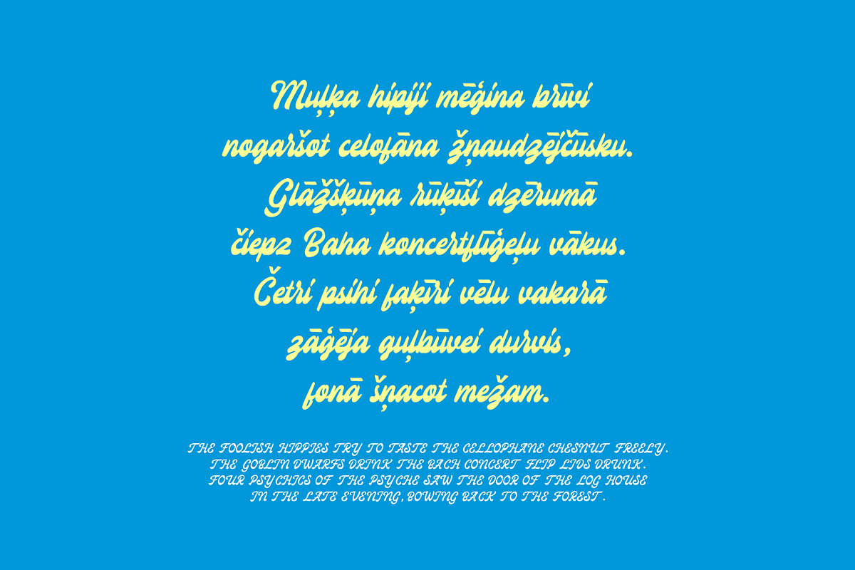 BrillScript Font, a Script Font by Brainware Graphic (Photo 4 of 7)