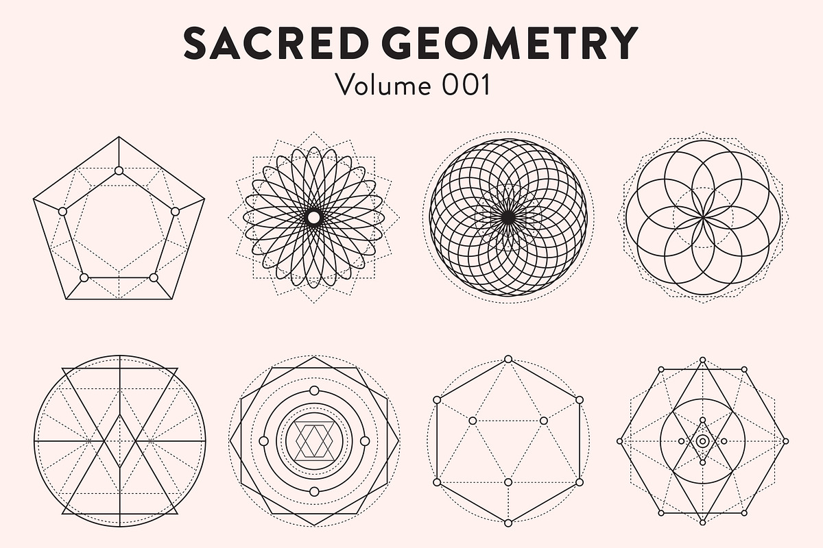 Sacred Geometry Vectors Volume 001, a Texture Illustration by Megs Lang (Photo 3 of 5)