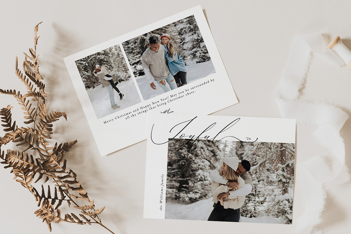 Christmas Card Template CC209, a Card Template by Always Templates (Photo 1 of 3)