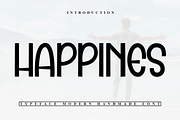Happines, a Sans Serif Font by FreshTypeINK (Thumbnail 1 of 7)