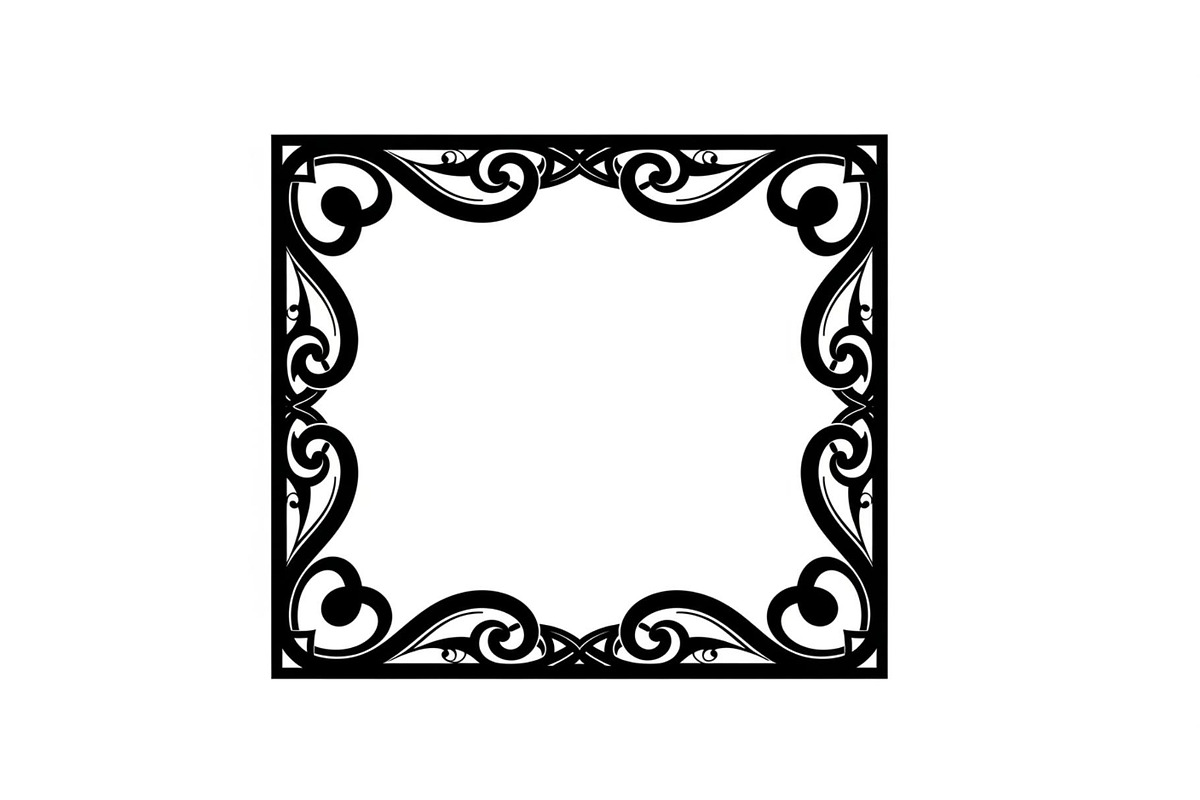 Vintage Scroll Corner Frame Bundle, an Illustration by Gfx_Store (Photo 37 of 48)