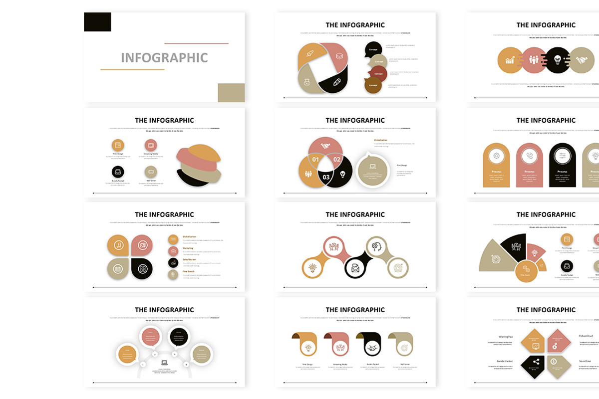Infographics Presentation Template, a Presentation Template by Analogous Temp (Photo 2 of 8)