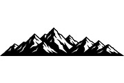 Mountain Range Silhouette, an Object Graphic by Designer_Momina (Thumbnail 6 of 20)