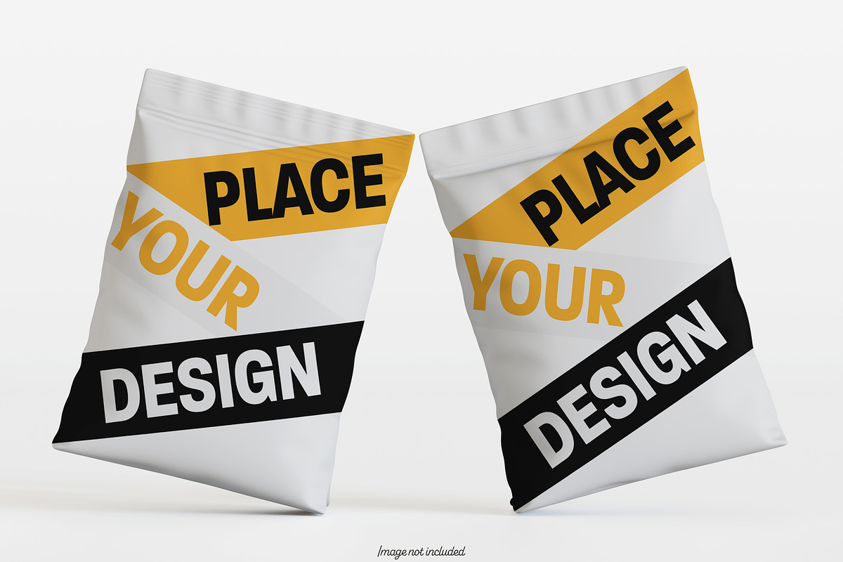 Snack Pouch Mockup Bundles, a Packaging Mockup by Ambo Ampeng (Photo 16 of 32)