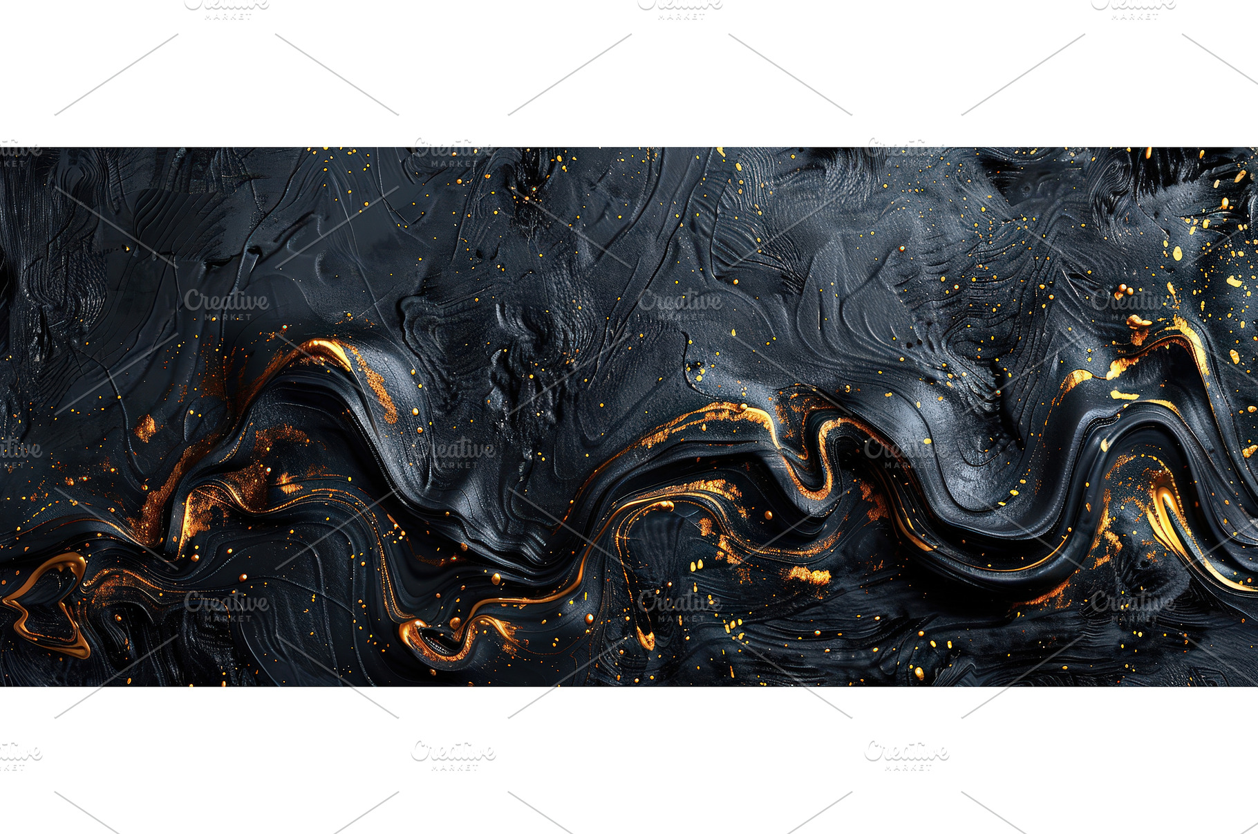 Luxury black and gold abstract fluid, a Background Photo by piter.goskov