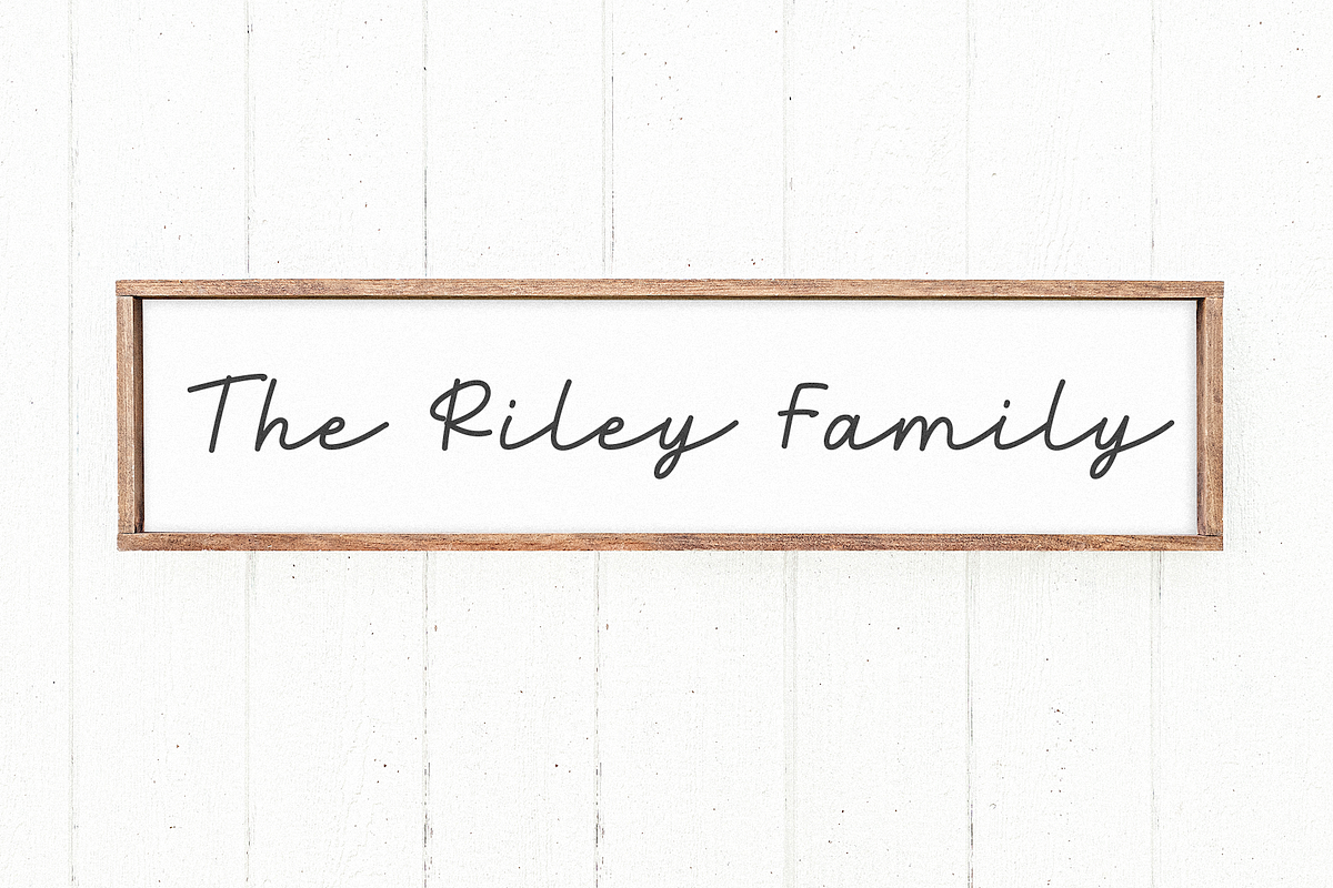 Forever | Handwritten Script Font, a Script Font by KA Designs (Photo 9 of 12)
