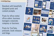 440 Canva Blue Business Corporate, a Social Media Template by Emerald Eyes Design (Thumbnail 8 of 12)