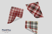 #43 Fabric Burgundy Pattern Plaids, a Pattern Graphic by Plaid4You (Thumbnail 4 of 8)