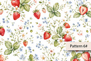 Strawberry Seamless Pattern, a Pattern Graphic by Villa 11 Estudio (Thumbnail 7 of 13)